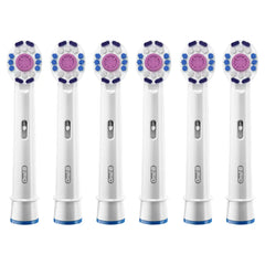 Oral-B 3D White Electric Toothbrush Replacement Brush Heads, 6 Count
