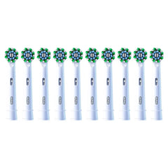 Oral-B CrossAction X-Filament Replacement Brush Heads, 10 Count
