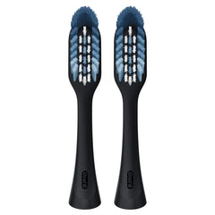 Clic Toothbrush Replacement Brush Heads, Black, 2 Count