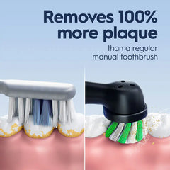 Smart 1500 Electric Rechargeable Toothbrush, Black