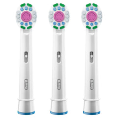 Oral-B 3D White X-Filament Replacement Brush Heads, 3 Count