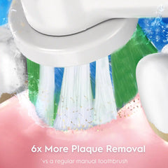 Oral-B CrossAction X-Filament Replacement Brush Heads, 10 Count