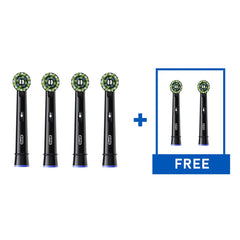 Oral-B CrossAction Replacement Brush Heads, Black 6-Count
